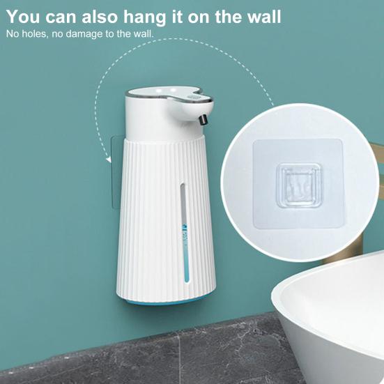 Автоматический дозатор мыла 400 мл, перезаряжаемый аккумулятор 500 мАч, настенный бесконтактный сенсорный дозатор мыла для дома