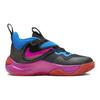 Nike Team Hustle D 11 Удобные Спортивные Нескользящие Прочные Низкие Детские Баскетбольные Кроссовки Детские кроссовки Синий Черный FD6727-001