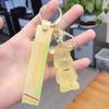 Bear Crystal Glass Doll Key Chain Acrylic Car Key Accessories Pendant Bag