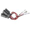 Pair 12V 3A 10W Car Door Speaker Wiring Harness Adapter with Plug