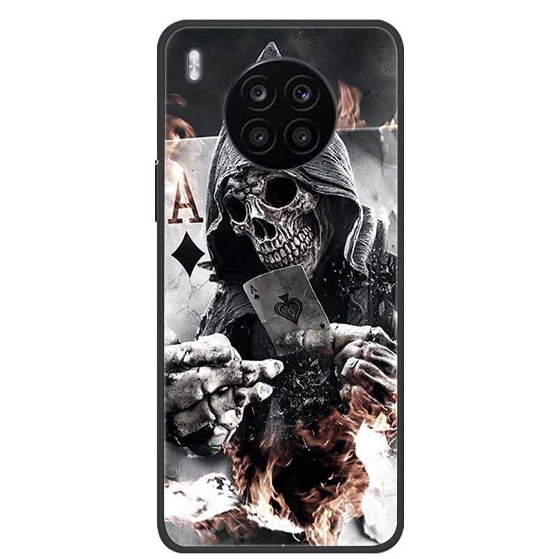 For Honor 50 Lite Case Shockproof Soft silicone TPU Back Cover For Huawei Honor 50 Lite Phone Cases Honor50 Lite Cute Cartoon