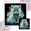 New Arrival 5D DIY Full Circle Diamond Painting "Little Fox Shape" Embroidery Cross Stitch Home Decor Gift