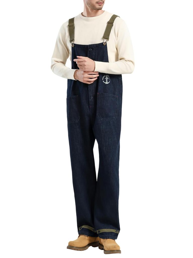 NORMEN Navy Late War Deck Military Overalls [NNNORMEN] U.S. Pants, Men's (XXL)