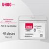 UHOO Водонепроницаемый горизонтальный держатель для ID-карт из ПВХ