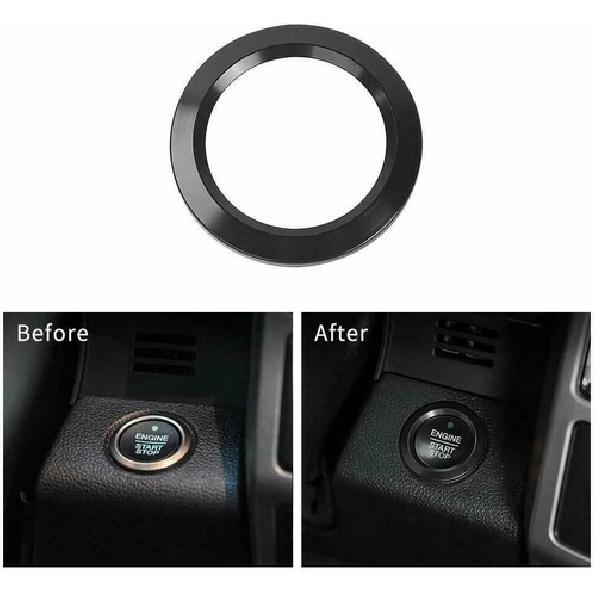 Car Interior Engine Start Stop Switch Button Cover Trim for Ford F150 2015-