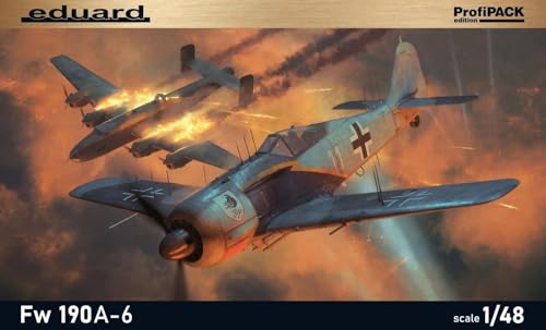 Eduard 1/48 Profipack Fw190A-6 Plastic Model Kit EDU82137 (Airplane)