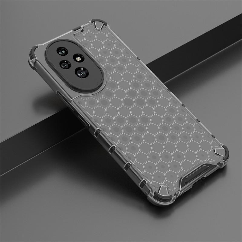 Чехол для Honor 200 Чехол-бампер Honor 200 Роскошный сотовый противоударный TPU Armor PC Silicone Protector Phone Back Cover Honor 200