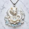 Exquisite Nine-tailed Vixen Pendant Deer Chinese Lion Clavicle Chain  Anniversary Gift