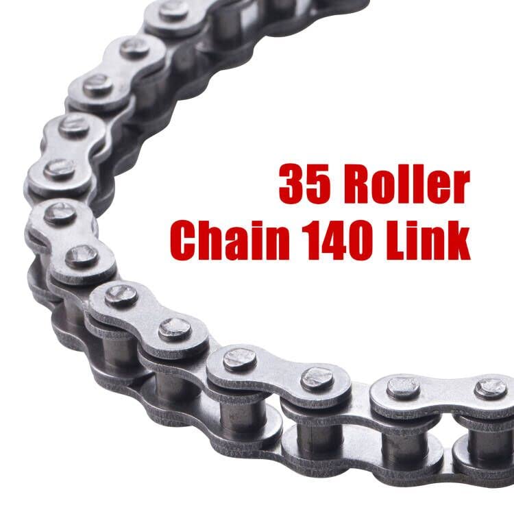 35 Roller Chain 140 Link+ Chain Breaker, Fit For Coleman CT200U CC100X Baja Doodle Bug Blitz Dirt Bug Racer Motor Sports DB30 Harbor Freight Predator