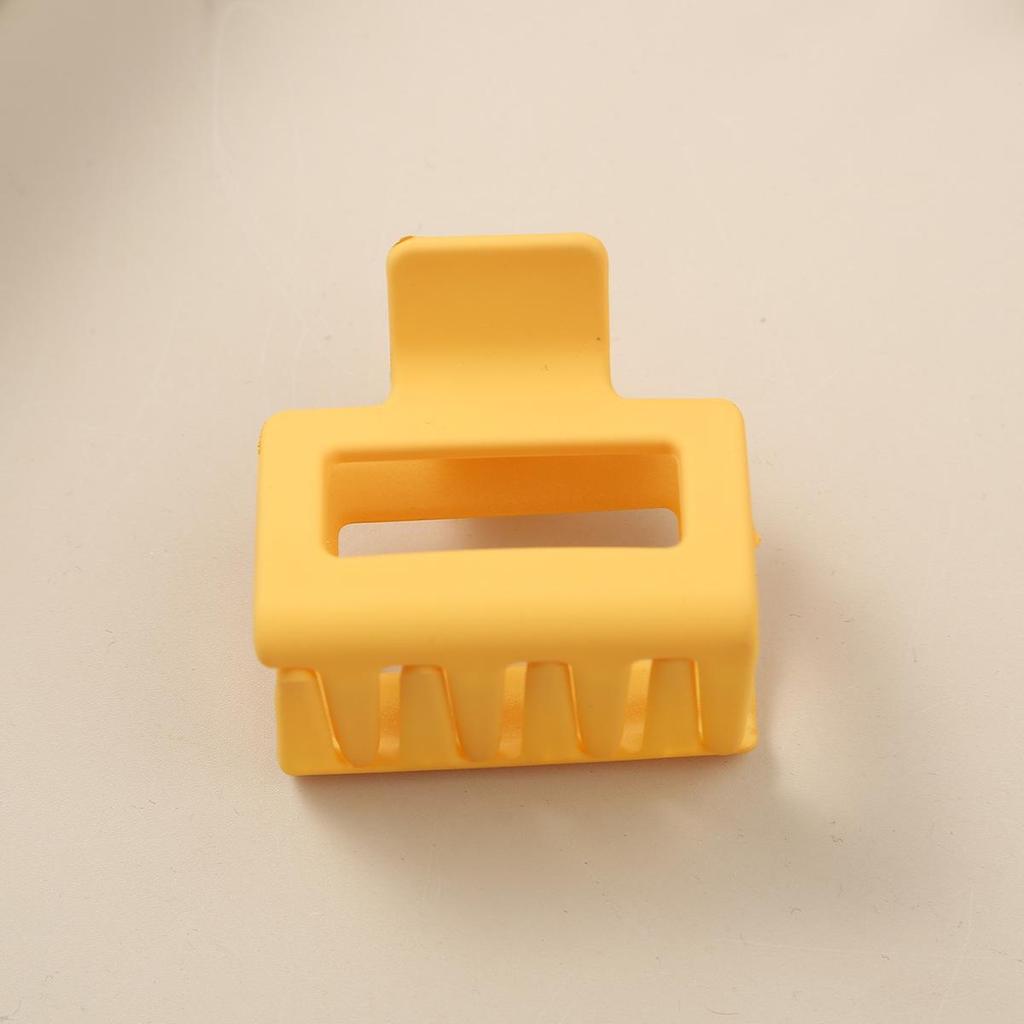8.5CM x 10.5CM Rectangular Matte PS Hair Clip - Simple Shark Hair Accessory