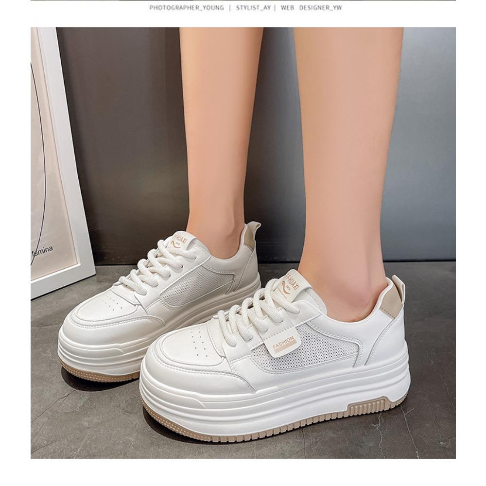 Versatile Mesh Women's Thick Soled Sports and Leisure Shoes