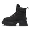Timberland Sky 6 дюймов шнуровка кожа прочные повседневные водонепроницаемые ботинки до середины голени для отдыха на открытом воздухе женские ботинки черные A428J001