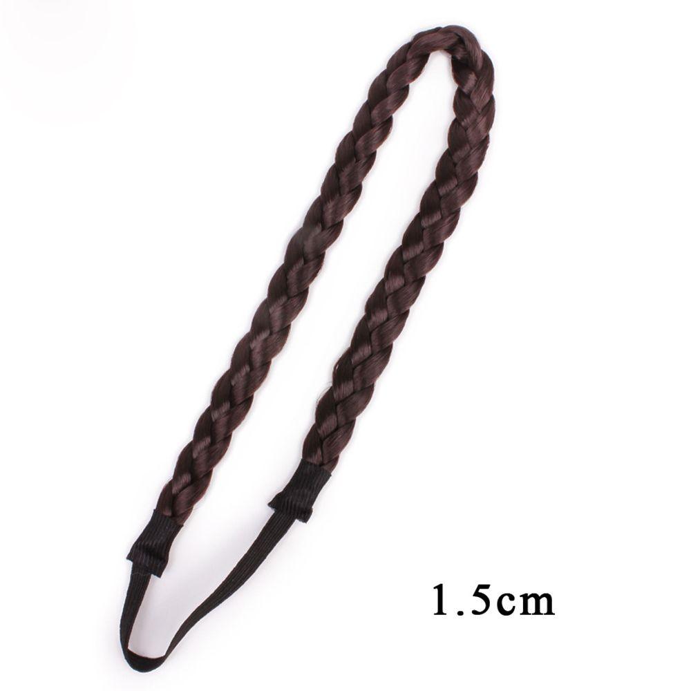 Elastic Hair Accessories Headwear Twisted Wig Headband Synthetic Wig Hair Bands Braided Headband