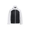 Женская куртка-пуховик с логотипом и длинными рукавами, цвет черный, белый 1365074-002