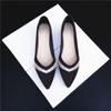 2024 Spring and Autumn New Flat Shoes Women's Soft Sole Versatile Pointed Head Shallow Mouth Single Shoes French Temperament Four Seasons Ladyshoes