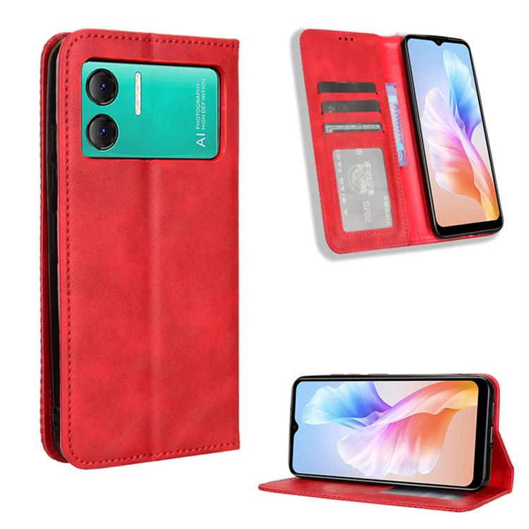 Флип-чехол для Doogee X98 / X98 Pro Кожаный чехол [Flip Vintage Leather] Кошелек Противоударный Прочный Ретро Чехол Для Телефона