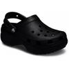 Crocs Классические женские туфли-сабо на платформе, черные 206750 001