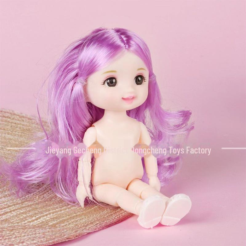 17 см мини-кукольное тело BJD - 6 дюймов принцесса девочка, 16 см маленькая голая кукла