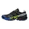 SALOMON Speedcross 6 Удобные Универсальные Противоскользящие Прочные Легкие Кроссовки для трейлраннинга с низким верхом Мужские кроссовки Черные 478322