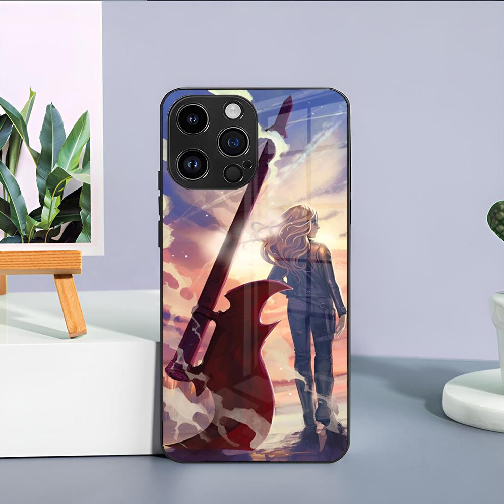 B-Buffy The V-Vampire Slayer Phone Case For IPhone 15 Pro Max 14 Pro 12 11 13 Mini X XR XS 16 Plus SE 2020 Glass Back Cover