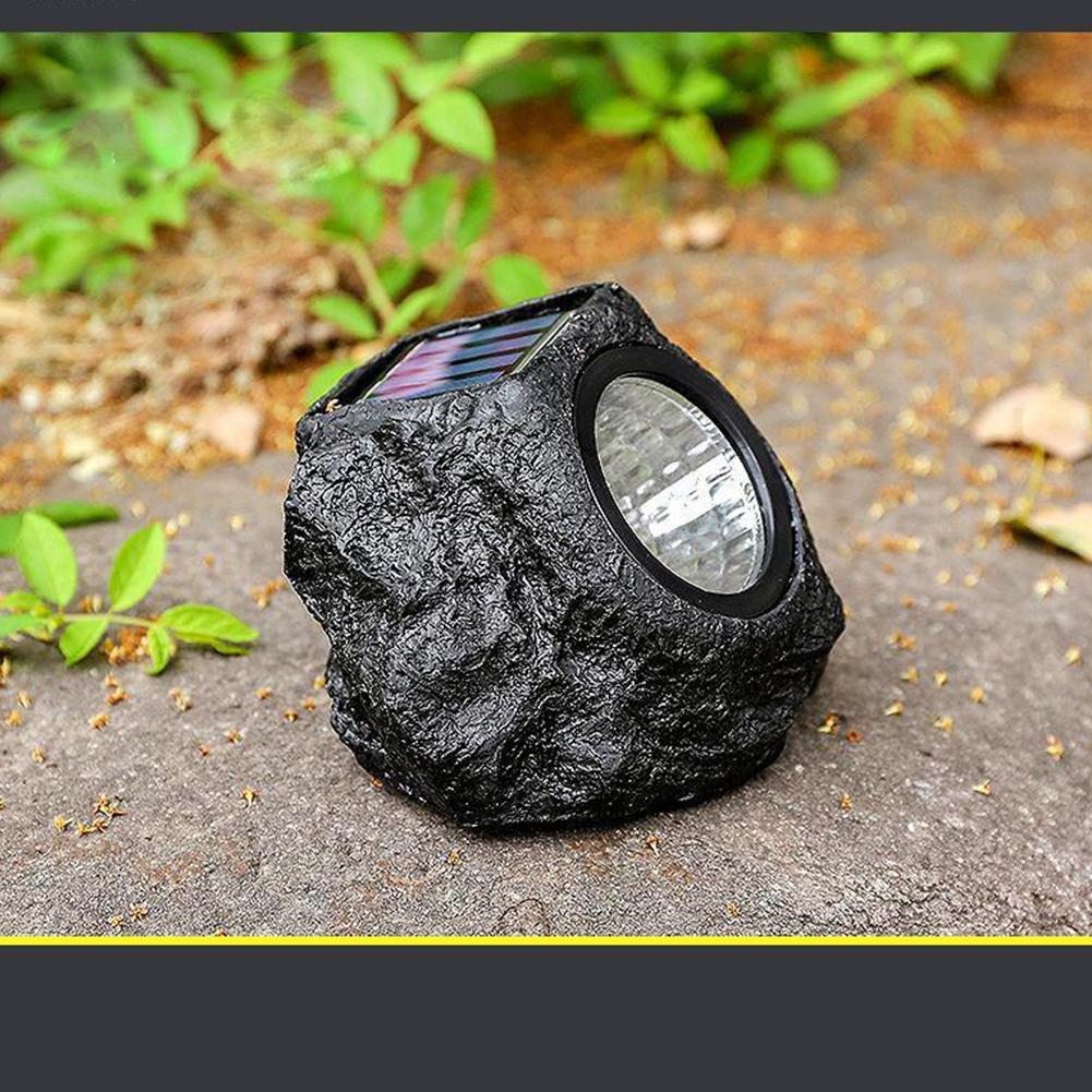 Светодиодная солнечная лампа, светочувствительная, садовая солнечная лампа, ландшафтное украшение, IP65, водонепроницаемая, имитация камня, газонная лампа