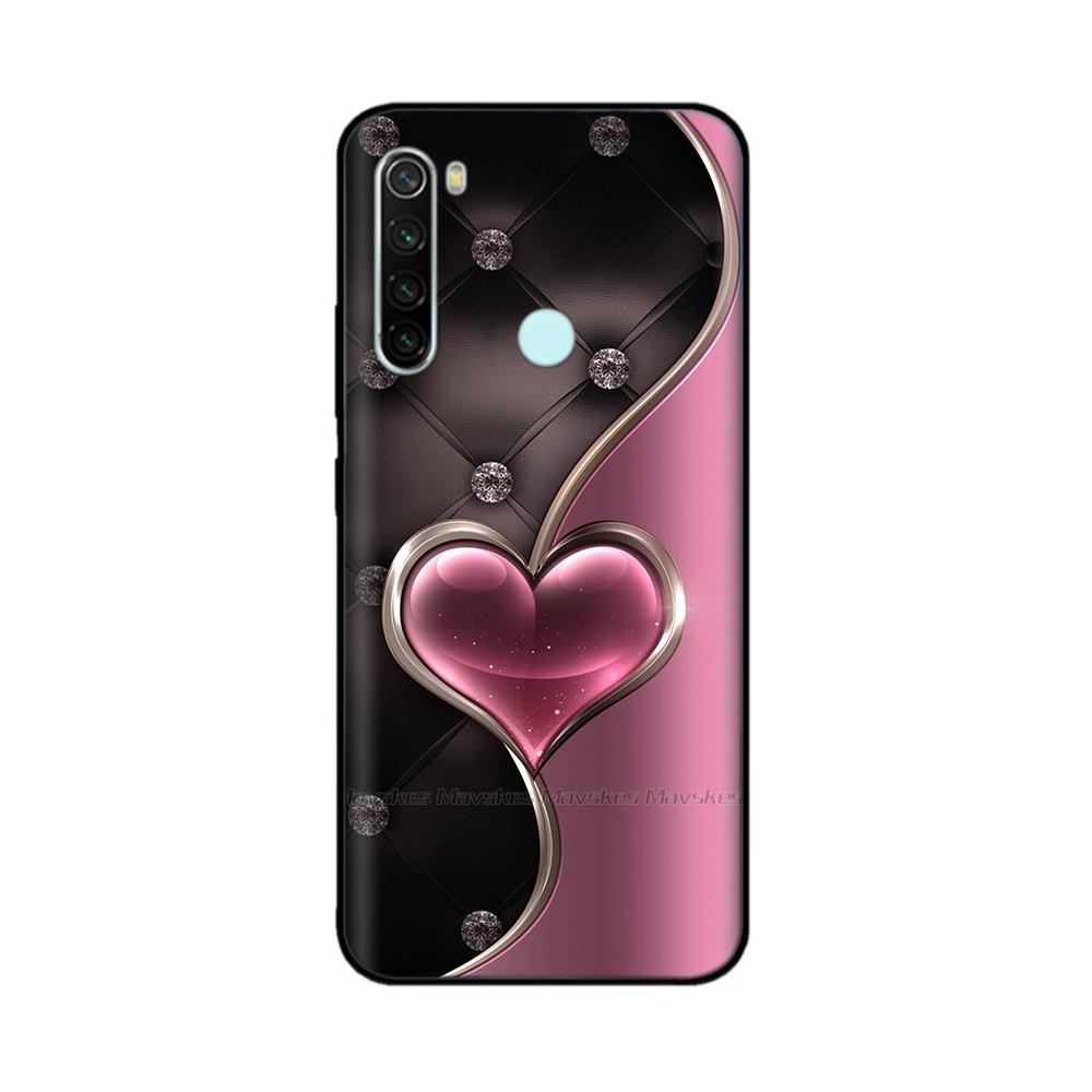 Для Xiaomi Redmi Note 8T Чехол с узором Полная защита Мягкий жидкий силикон Мультяшный чехол для Redmi Note 8T Note8T Оболочка Fundas