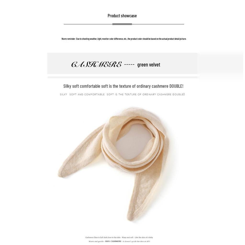 Женский кашемировый треугольный шарф: Мягкий, Теплый и Универсальный Шарф-манишка для Осени/Зимы