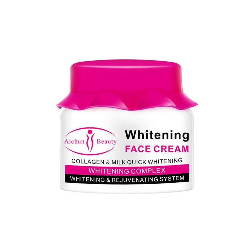 80ml Aichun Fashion Collagen Milk Face Cream for Face Moisturizer Nourishing Whitening Cream Face Skin Care Korean