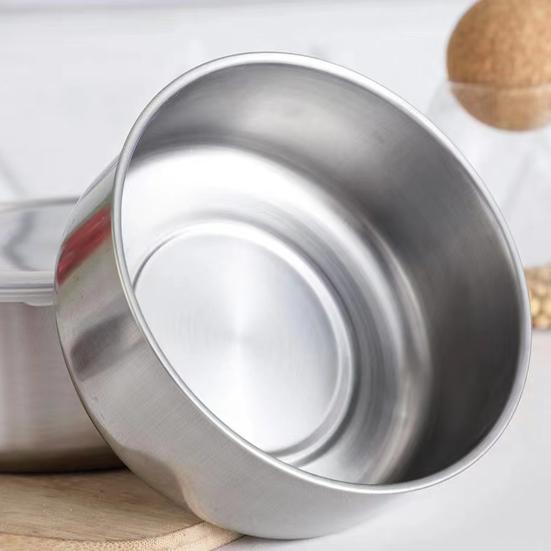 5 шт., ящик для хранения продуктов, контейнеры для пищевых продуктов из нержавеющей стали с герметичными крышками, многоразовая чаша для овощей и фруктов для дома