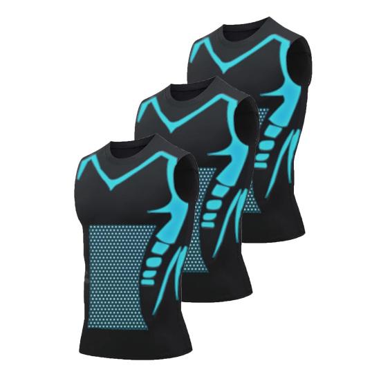 2/3 шт. Мужской спортивный жилет, облегающий, высокоэластичный, с круглым вырезом, быстросохнущий, без рукавов, компрессионный, для коррекции фигуры, для бега, баскетбола, спортзала, майка