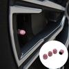 4 шт., блестящие крышки клапанов для шин, декор со стразами, простая установка, универсальные крышки клапанов для автомобиля, грузовика, мотоцикла, велосипеда, автомобиля