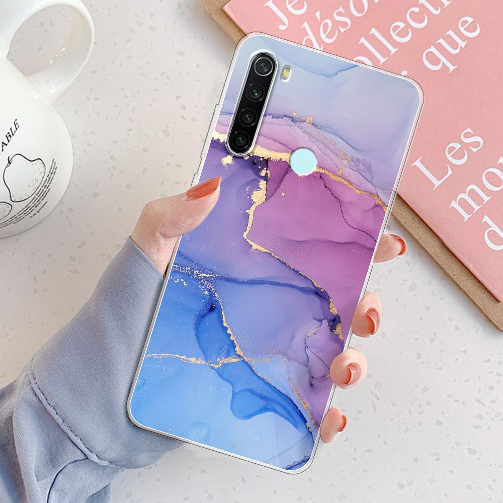 Чехол для Redmi Note 8 Pro Задняя крышка для Note 8T Девочки Новая мода Прозрачный чехол для телефона Мягкий силиконовый чехол для Xiaomi Redmi Note 8 Coque