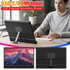 15,6-дюймовый портативный IPS-монитор 1080P с входом USB-C/HDMI, внешний второй цветной экран, ЖК-дисплей для игр, для Mac, ноутбука, ПК, Windows