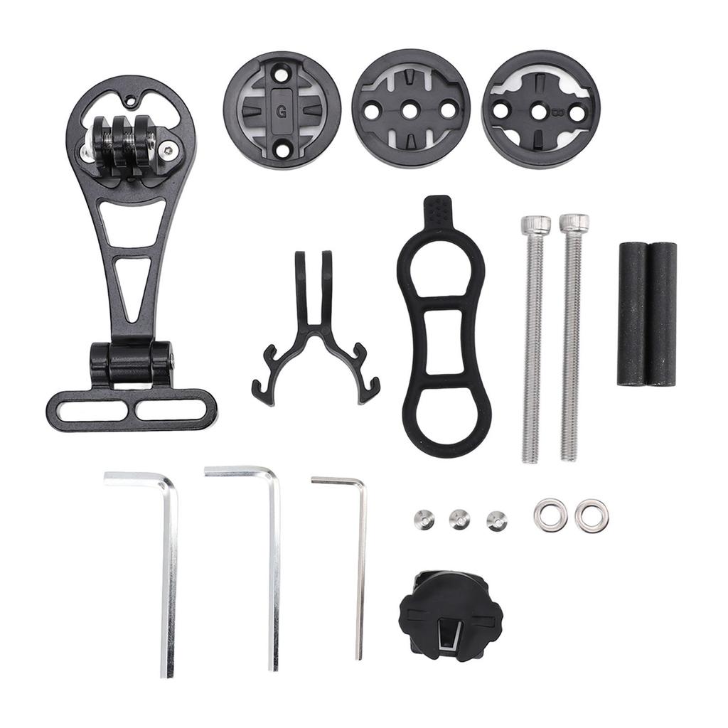 Out Front Cycling Computer Mount Adjustable Out Front Handlebar Mount Compatible for Action Camera