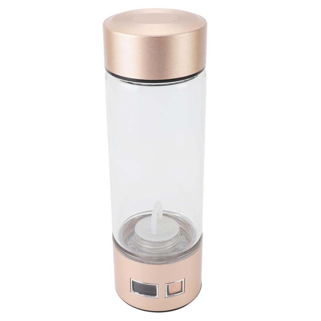 Hydrogen Water Bottle Rechargeable 4000PPB 450ml PEM Technology Portable Hydrogen Water Generator