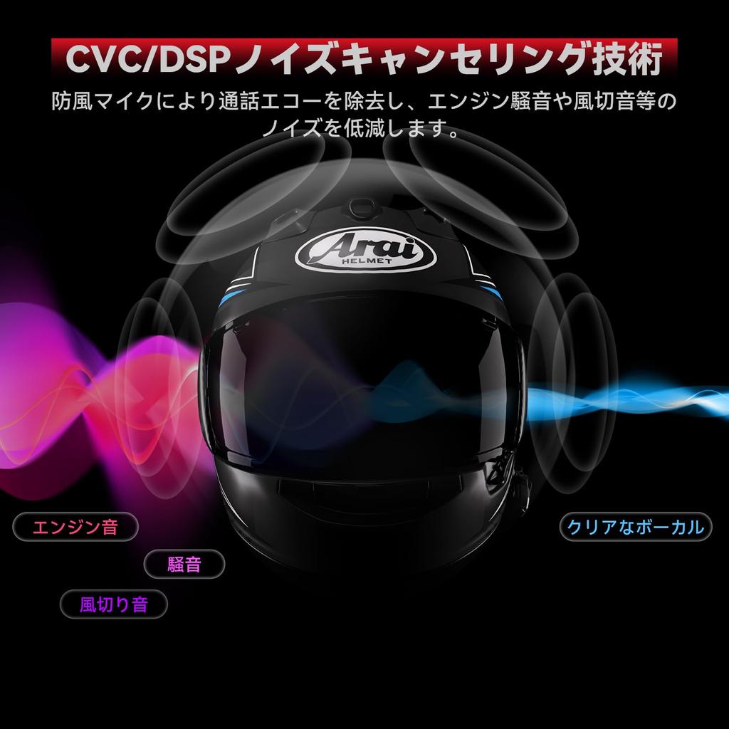 X1 Motorcycle Intercom Bluetooth V5.3, 60 Hours Continuous Usage, IP65 Waterproof, Helmet Speaker, Bike