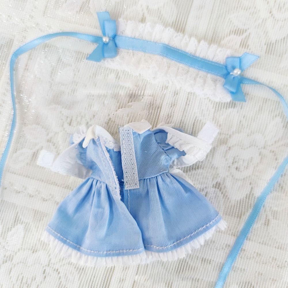 Dolls Accessories Maid Skirt Suit Mini Dolls Princess Dresses Uniform Clothes 1/11 Ob11 Dolls