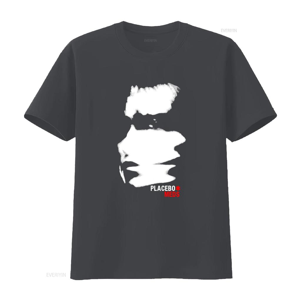 Vintage 00s Placebo Meds Studio Album Inspired Brian Molko Alternative Rock Band T Shirt Size XL vintage Washed graphic