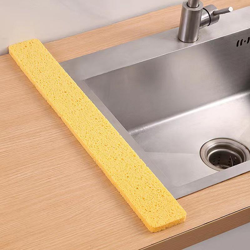Faucet Guard Kitchen Splash Sink Wood Pulp Cotton Water Catcher Drying Mat Pad