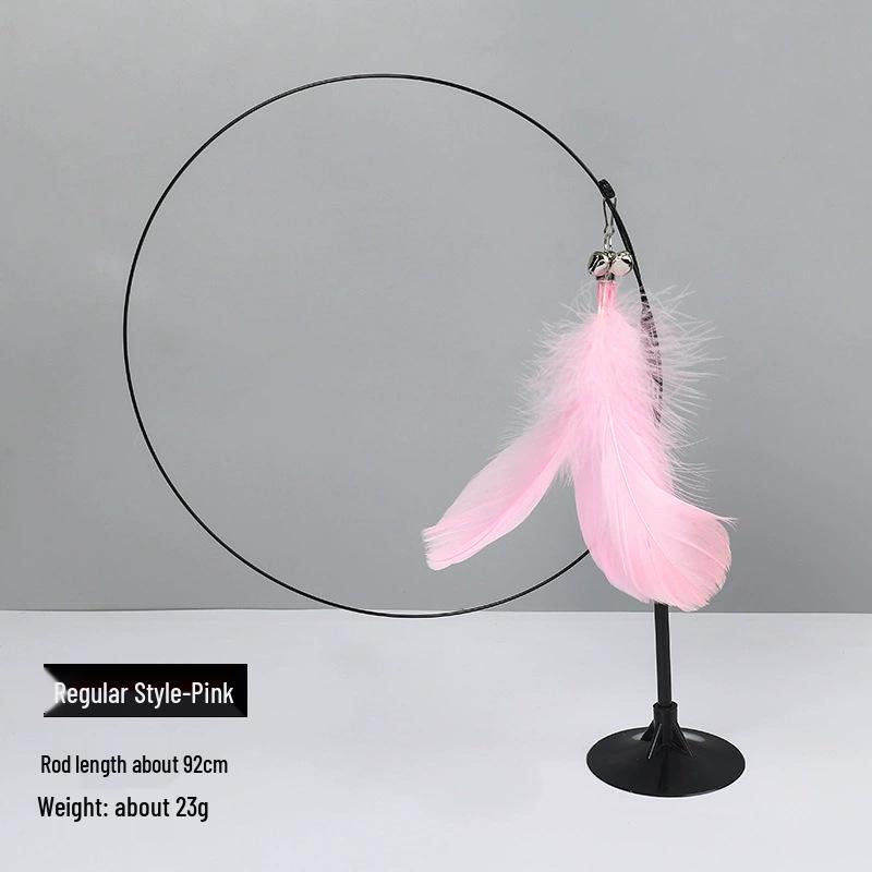 Льняная мышка-кошка дразнилка с колокольчиком - Игрушка для снятия скуки для кошек