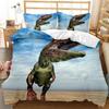 3D Print Dinosaur Jurassic Age Tyrannosaurus Rex Comfortable Duvet Quilt Cover Pillowcase Bedding Set Decoration Home Textile