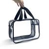 Dry-Wet Separation Double Transparent Makeup Bag Portable Washing Bag Cosmetic Storage Bag Travel Fitness Swimming Essentials
