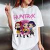 Kpop Huntrx Летняя Новая Аниме Футболка Женская Мужская Детская С Мультяшным Принтом С Коротким Рукавом Уличная Оверсайз Повседневные Топы Y2k