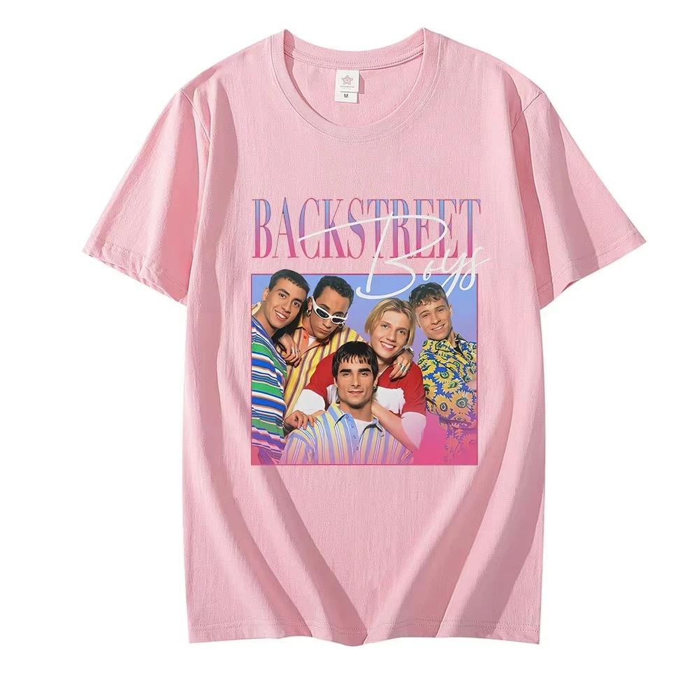 Смешная футболка Backstreet Boys Унисекс 90-е Винтажная футболка Мальчиковая группа Мужская Женская Ретро Футболки-Дань Уважения Хип-Хоп Уличная Одежда