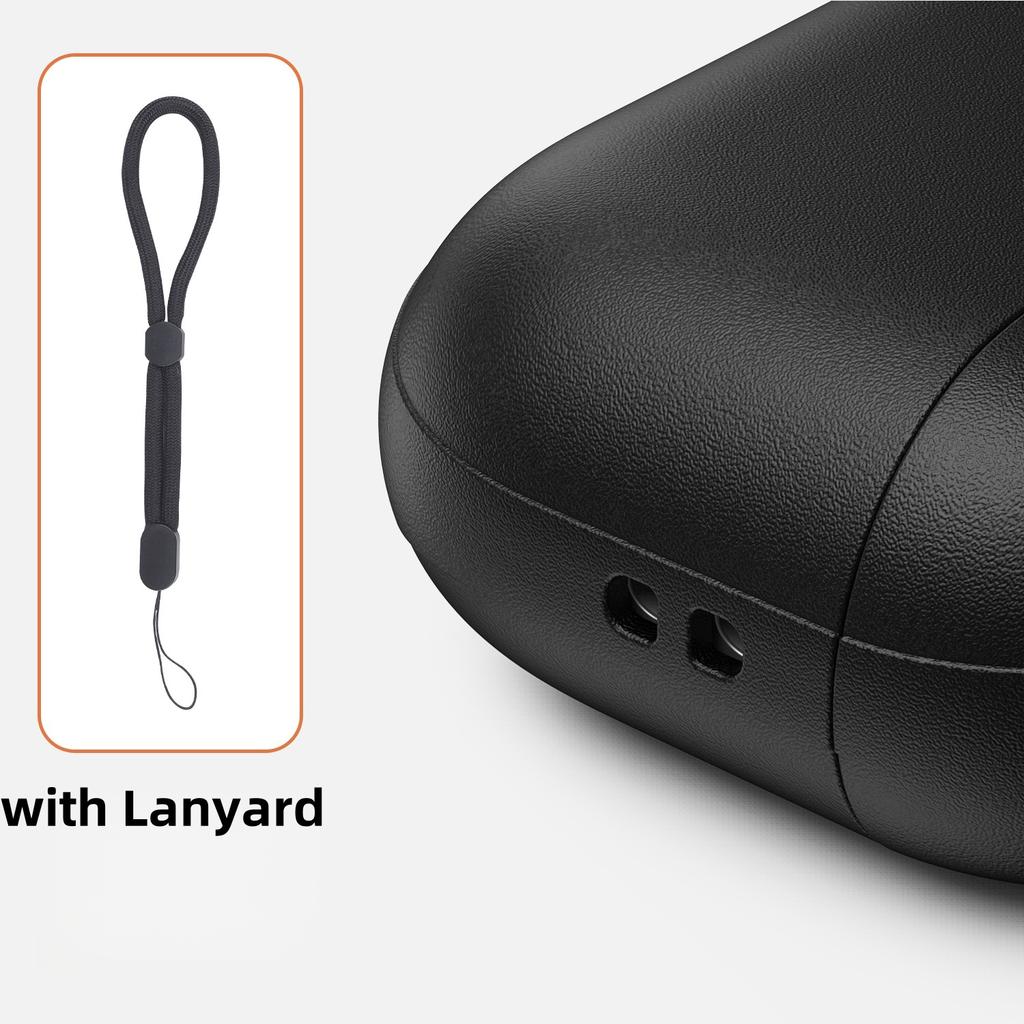 Для AirPods Pro 3 Чехол Текстура кожи Полная защита корпуса Для Airpods Pro 3-го поколения Чехол-накладка со шнурком и набором для чистки