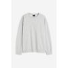 HM Loose Fit sweatsHirt 2 Piece Set светло-серый меланж черный