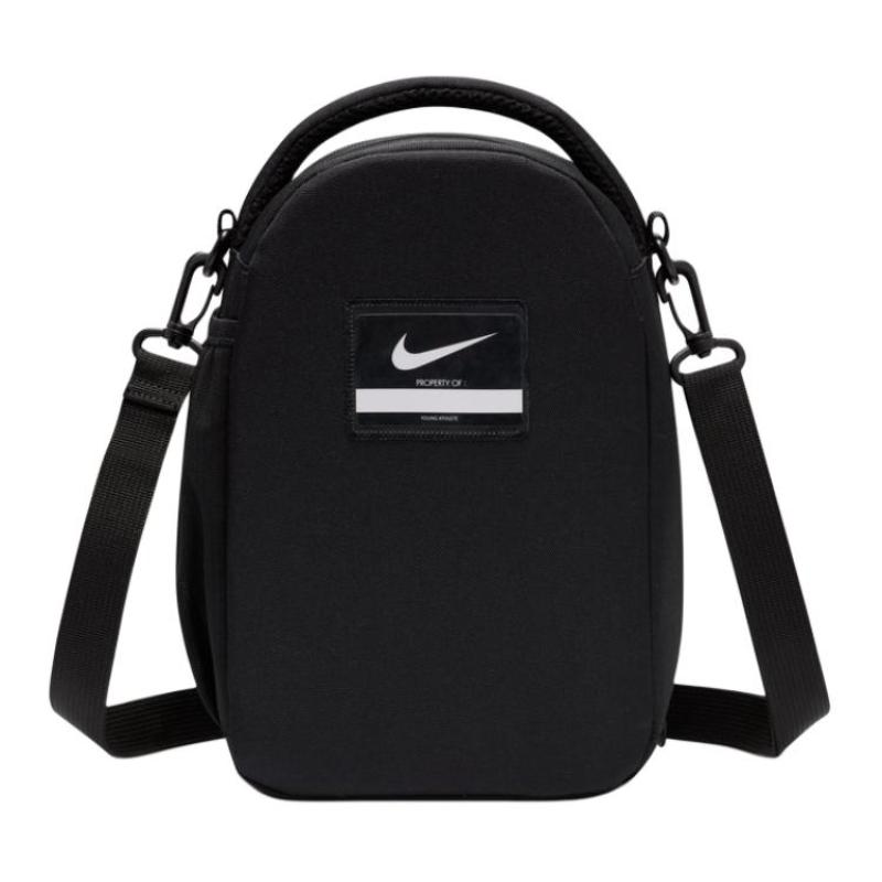 Nike Polyester Lunch Handbag Unisex Black Casual 9A3089-023