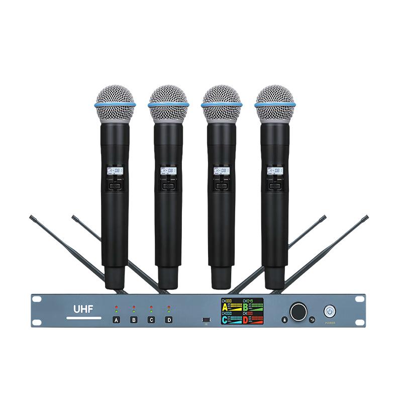 DAIPU Беспроводная профессиональная система микрофонов для конференций UHF (Китайская версия)