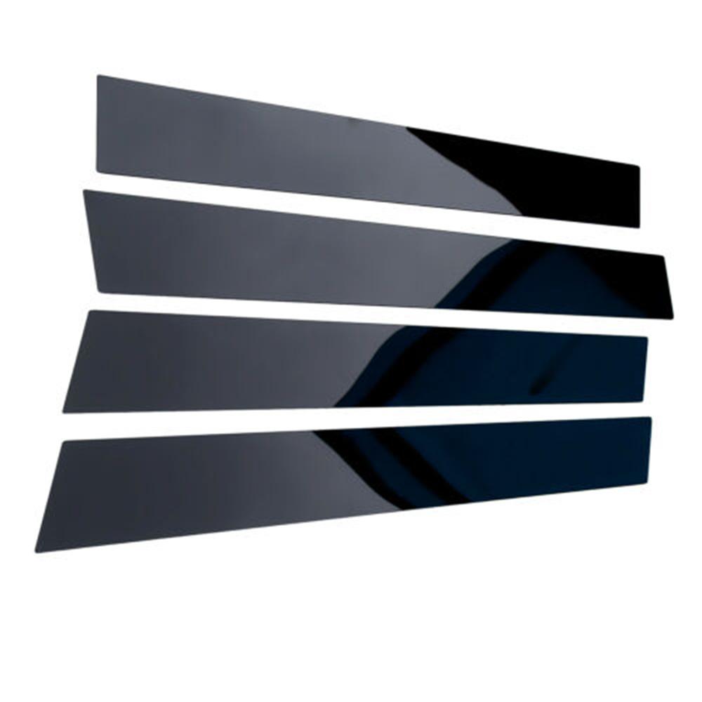 6 шт., комплект черных стоек для фортепиано, комплект накладок на двери для Dodge Charger 2011-2021