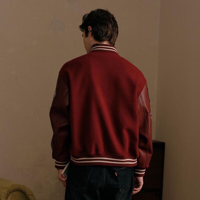 Teenie Weenie Men's Colorblock Wool Blend Coat